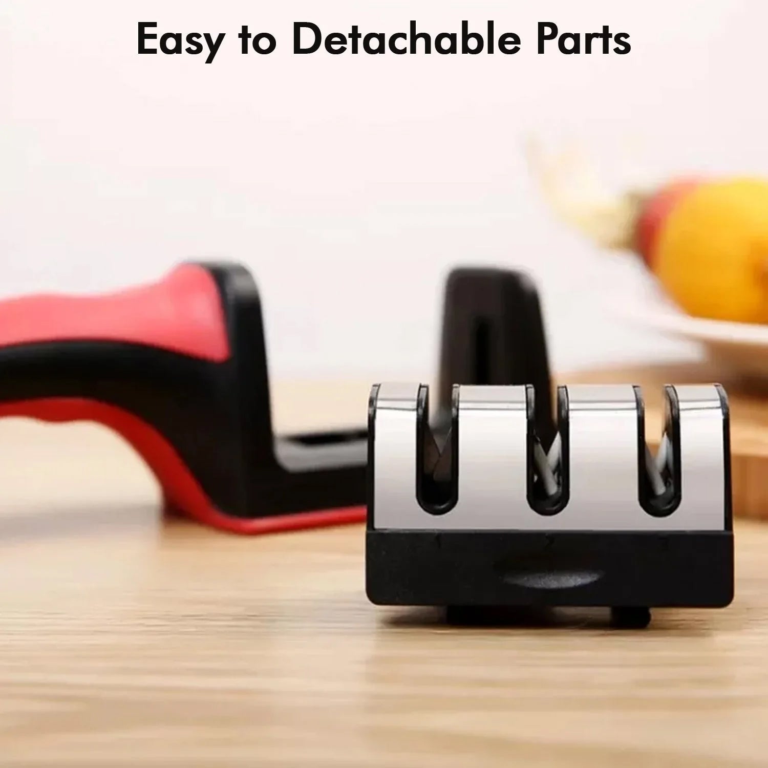 8197 Manual Knife Sharpener 3 Stage Sharpening Tool for Ceramic Knife and Steel Knives (1 Pc) 8197 Manual Knife Sharpener 3 Stage Sharpening Tool for Ceramic Knife and Steel Knives (1 Pc)